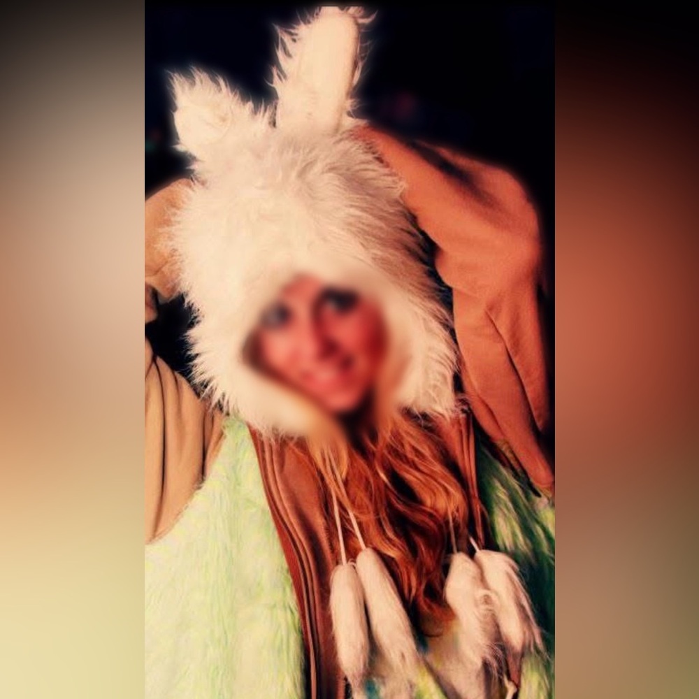 White Bunny Ears Hat